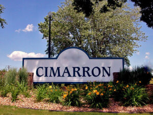 sign for Cimarron